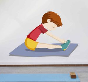 Stickers sport Kinder yoga