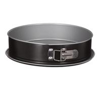 5five Taarten bakvorm/springvorm - metaal - zwart - 28 cm - rond