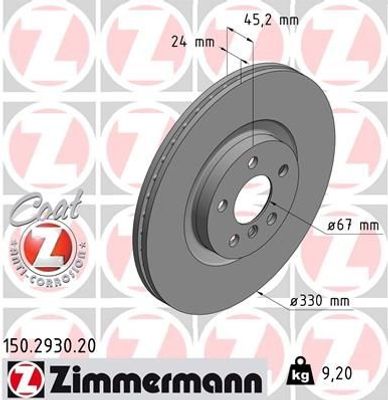 Remschijf Coat Z 150293020