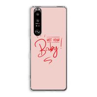 Not Your Baby: Sony Xperia 1 III Transparant Hoesje
