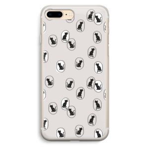 Miauw: iPhone 7 Plus Transparant Hoesje