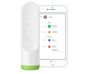 Withings Thermo Contact Groen, Wit Voorhoofd Knoppen