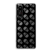 Musketon Skulls: Sony Xperia 1 III Transparant Hoesje - thumbnail