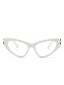 Balenciaga Eyewear lunettes de vue à monture papillon - Blanc