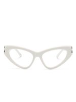 Balenciaga Eyewear lunettes de vue à monture papillon - Blanc - thumbnail