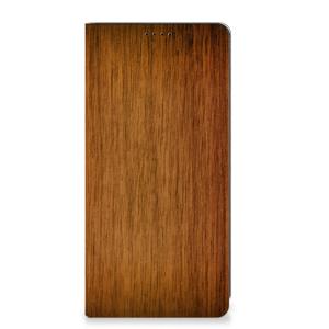 Samsung Galaxy S23 FE Book Wallet Case Donker Hout