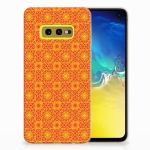 Samsung Galaxy S10e TPU bumper Batik Oranje