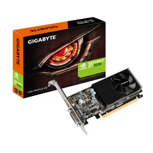 GIGABYTE GeForce GT 1030 Low Profile 2G grafische kaart HDMI, DVI-D, Low-Profile