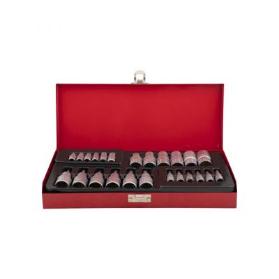 Dop+Bitset 25 dlg 1/4"+1/2" TORX