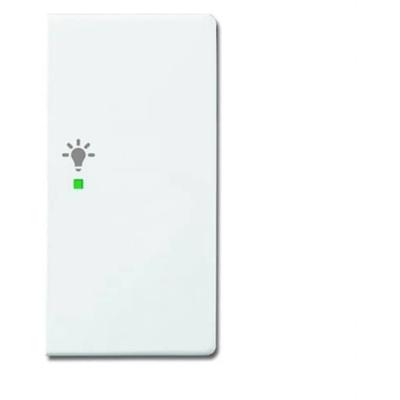 Busch-Jaeger 2CKA006220A0064 Wipschakelaar licht Afdekking 2-voudig free@home Verkeerswit, Wit 1 stuk(s)