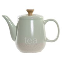 Items Kitchen Theepot Ceylon - keramiek - 1000 ml - groen/beige