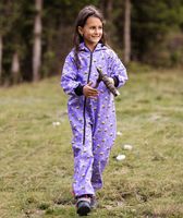 Waterproof Softshell Overall Comfy Bees And Flowers Jumpsuit - thumbnail