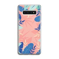 Tropisch: Samsung Galaxy S10 4G Transparant Hoesje
