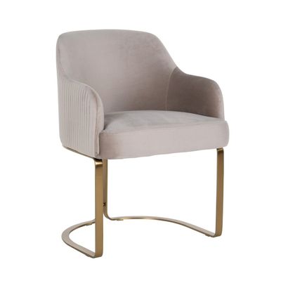 Richmond Eetkamerstoel 'Hadley' Velvet, kleur Khaki