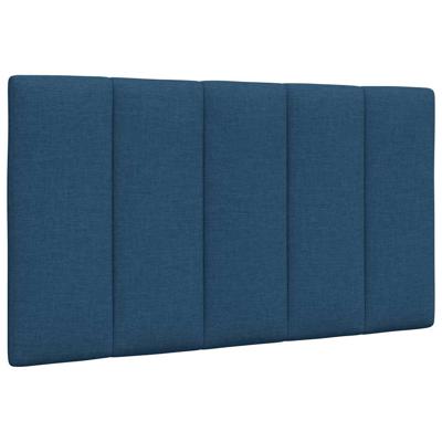 Hoofdbordkussen "Hanko" 80 cm stof blauw