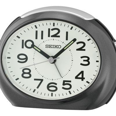 Seiko QHE193K Wekker Kunststof zwart-wit 8,8 x 11,2 x 6,8 cm