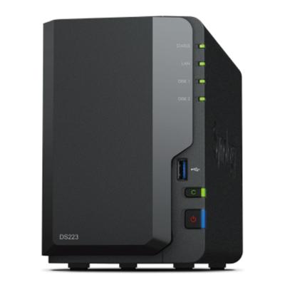 Netwerkopslag NAS Synology DS223 Realtek Zwart