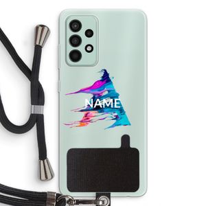 Abstract Spectrum: Samsung Galaxy A52s 5G Transparant Hoesje met koord