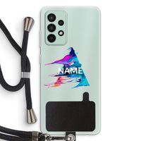 Abstract Spectrum: Samsung Galaxy A52s 5G Transparant Hoesje met koord