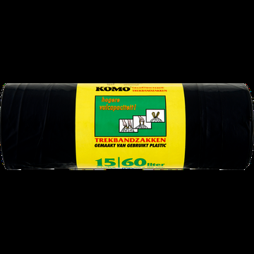 Komo Trekbandzakken 60L 15 Stuks bij Jumbo