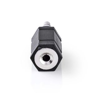 Nedis CAGP22930BK tussenstuk voor kabels 3.5 mm 2,5 mm Zwart