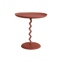 Bijzettafel Zig Zag Medium Rood