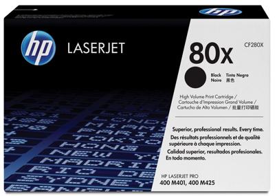 HP toner 80X, 6 900 pagina&apos;s, OEM CF280X, zwart