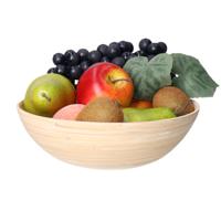 Kesper Fruitschaal - bamboe - 25 cm - serveerschaal - rond - hout