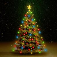 VidaXL Kerstboomverlichting met 180 led&apos;s meerkleurig net 180 cm