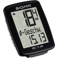 Sigma BC 7.16 Fietscomputer Via kabel Met wielsensor