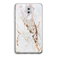 Goud marmer: Honor 6X Transparant Hoesje