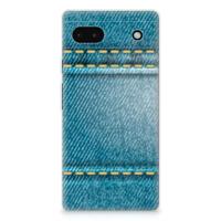 Google Pixel 6A | Sillicone Back Cover | Jeans