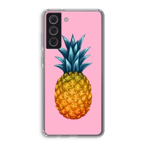 Grote ananas: Samsung Galaxy S21 FE Transparant Hoesje