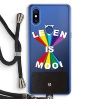 Het Leven Is Mooi: Xiaomi Mi Mix 3 Transparant Hoesje met koord