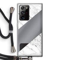 Biggest stripe: Samsung Galaxy Note 20 Ultra / Note 20 Ultra 5G Transparant Hoesje met koord
