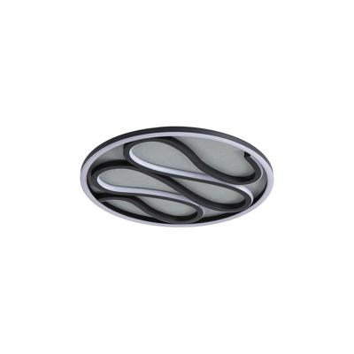 Searchlight PlafonniereZendisc slinger zwart - 81100-39BK