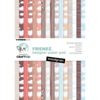 Creative Craftlab • friendz design paper pad woodgrain