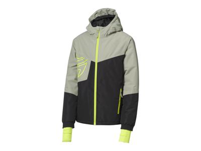 CRIVIT Kinder ski-jas (Zwart/groen, 134/140)