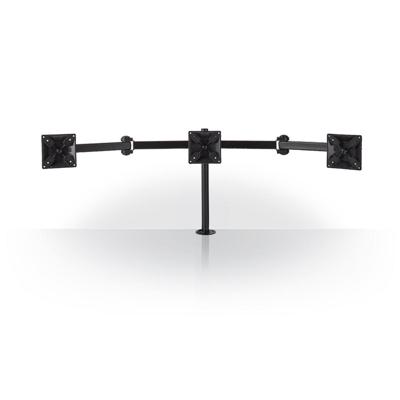 Nedis ergotmm100bk ergonomische monitorbeugel drie monitor-armen draai- en kantelbaar zwart