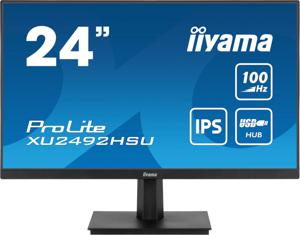 Iiyama XU2492HSU-B6 LED-monitor Energielabel D (A - G) 61 cm (24 inch) 1920 x 1080 Pixel 16:9 0.4 ms HDMI, DisplayPort, Hoofdtelefoon (3.5 mm jackplug), USB-A