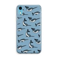 Narwhal: iPhone XR Transparant Hoesje Narwhal: iPhone XR Transparant Hoesje