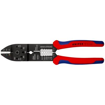 Knipex 97 21 215 Krimptang geïsoleerde kabelschoenen
