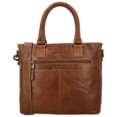 Hide & Stitches Handtas / Schoudertas Porto Bruin