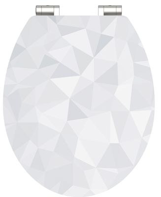 Schutte MDF High Gloss WC-bril DIAMOND met soft-close
 80545