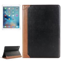 Book Style Polished Surface horizontaal Flip lederen hoesje met houder & opbergruimte voor pinpassen & portemonnee voor iPad Pro 9.7 inch(zwart)