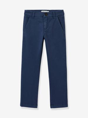 Broek chino indigoblauw Broek chino indigoblauw
