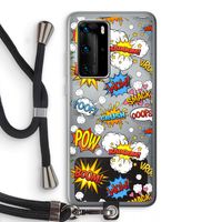 Pow Smack: Huawei P40 Pro Transparant Hoesje met koord