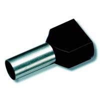 Cimco 18 2422 Dubbele adereindhulzen 10 mm² Deels geïsoleerd Bruin 100 stuk(s)