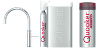Quooker Fusion Round 5-in-1 kokend waterkraan met Cube en COMBI boiler, chroom - thumbnail