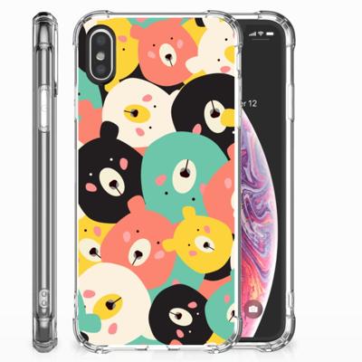 Apple iPhone X | Xs Stevig | Bumper Hoesje | Bears Apple iPhone X | Xs Stevig | Bumper Hoesje | Bears